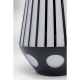 Vase Brillar Cylindre noir et blanc