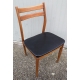 Suite de 6 chaises vintage en teck