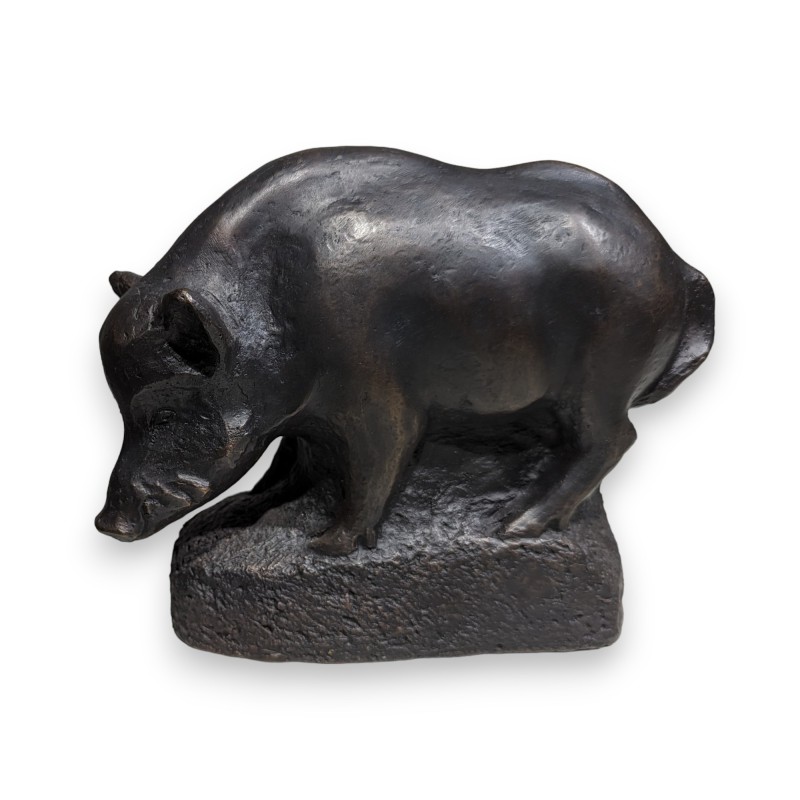 Bronze \"Sanglier flairant\" par GICÉ