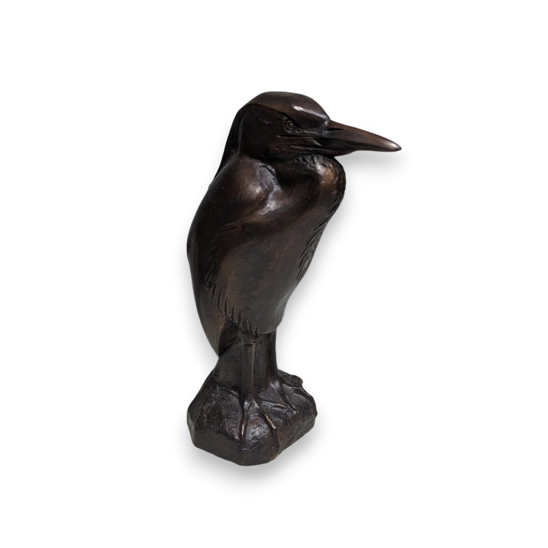 Bronze \"Héron cendré\" signé GICÉ 95
