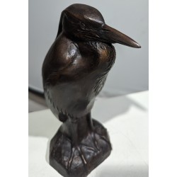 Bronze \"Héron cendré\" signé GICÉ 95