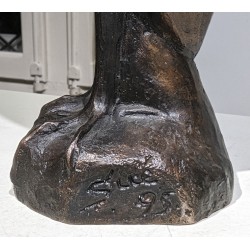 Bronze \"Héron cendré\" signé GICÉ 95