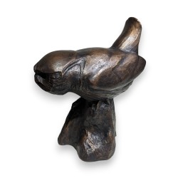 Bronze \"Chouette agressive\" signée GICÉ 95