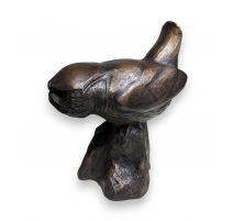 Bronze "Chouette agressive" signée GICÉ 95