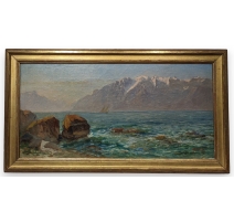 Tableau "Le Grammont" signé V. GILLIAND