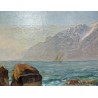 Paintings | Painting entitled ‘Le Grammont’ signed by V. GILLIAND Moinat SA  – Antiques and home décor