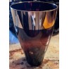A carafe and five glasses made of gilded Bohemian crystal