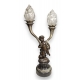 Lampe "Au Putto" en bronze d'après CLODION
