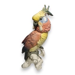 Cacatoès en porcelaine Karl ENS