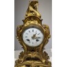 Louis XV bronze clock