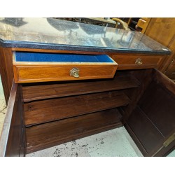  Buffet Louis XVI en acajou estampillé F. SCHEY sur  Moinat SA  - Antiquités décoration