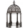 Gazebo acier galvanisé noir