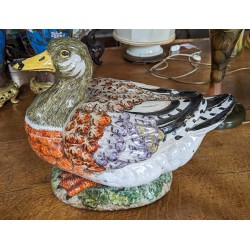 "Duck" earthenware terrine by Moinat SA – Antiques and home décor