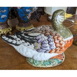 "Duck" earthenware terrine by Moinat SA – Antiques and home décor