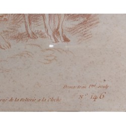 Sanguine "Bergère" par BOUCHER