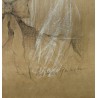 Dessin "Autoportrait" signé Aimée RAPIN