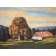 Tableau "Paysage du Jura" signé R. BESSON
