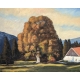 Tableau "Paysage du Jura" signé R. BESSON
