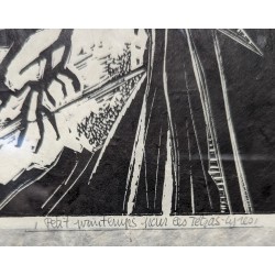 Gravure "Petit printemps pour les Tétras-Lyres"