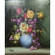 Tableau "Bouquet de fleurs" signé M. AVILS
