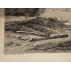 Gravure "Lac de Genève" par PÉRIGNON
