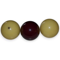 Lot de 3 boules de billard français