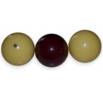 Lot de 3 boules de billard français